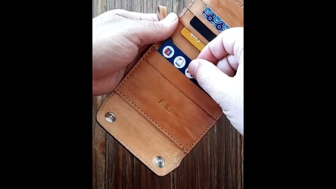 Leather wallet Cocco DIY portafogli in vera pelle handmade in Italy