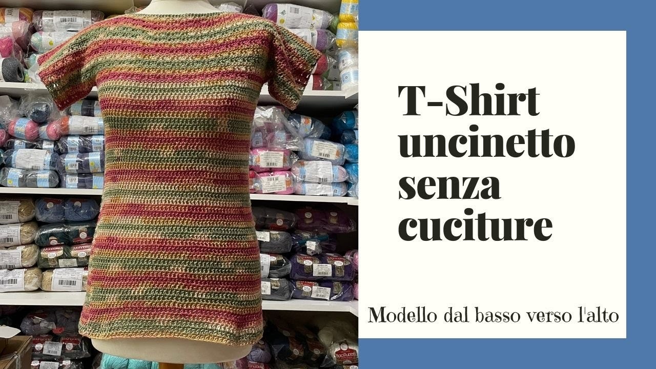 Tutorial uncinetto maglietta facile Malindi | scollatura a barchetta | CrochetRomance