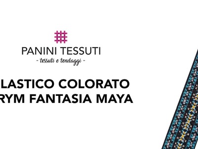 Crea accessori originali con Elastico Colorato Prym Fantasia Maya!