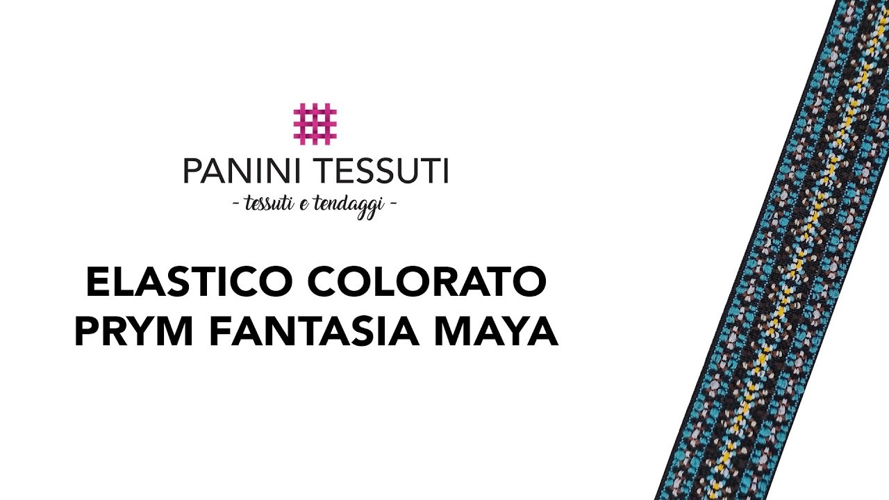 Crea accessori originali con Elastico Colorato Prym Fantasia Maya!