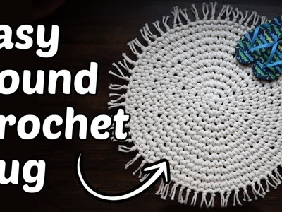 Round Crochet Rug Pattern! | Free Tutorial