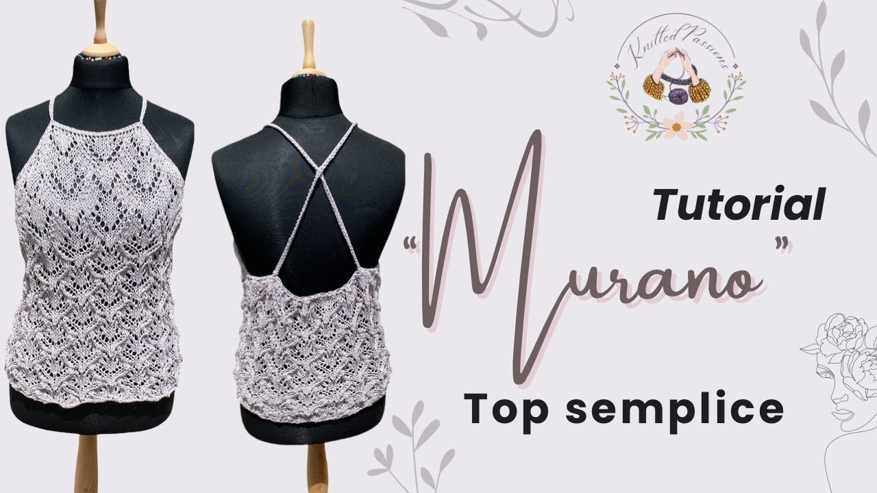 Top a maglia "MURANO"