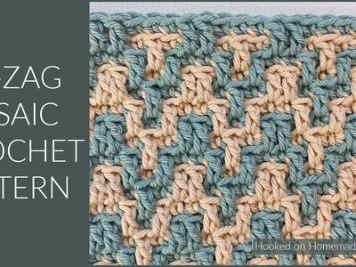 Zig-Zag Mosaic Crochet Pattern