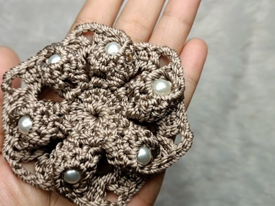Crochet Tutorial || Tutorial Bunga 6 Kelopak