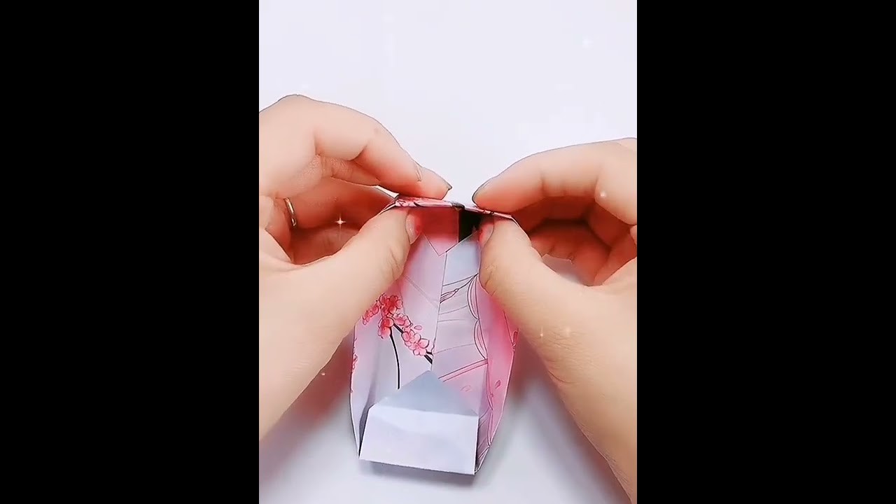 十秒学会礼物包装盒, 实用＆漂亮. funny origami gift box，easy＆fast， try it