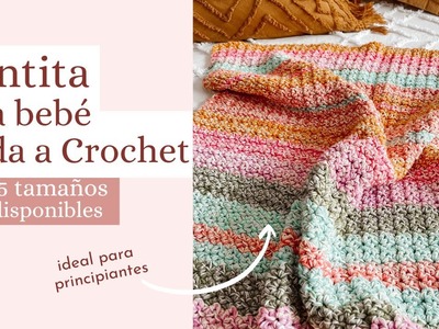 Mantita súper fácil a Crochet - Mantita Allegra - TUTORIAL | Danii's Ways