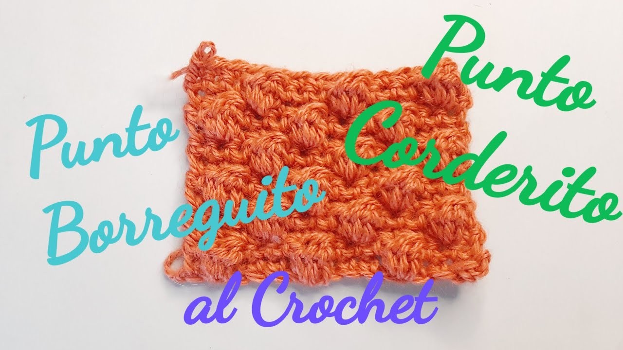 Punto Borreguito o Punto Corderito al Crochet