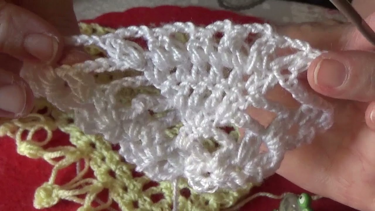 Tutorial a crochet di Mantiglia  modello PIGNA DI BOSCO