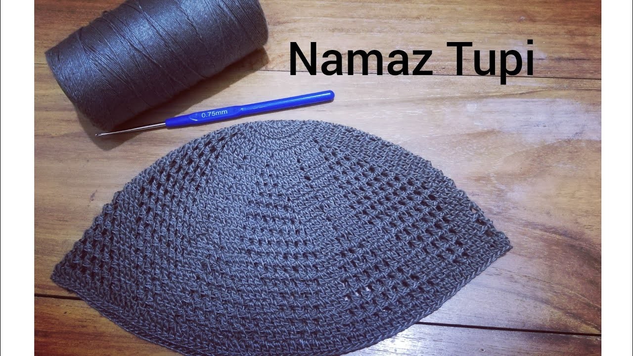 Crochet prayer hat ।। ক্রোশেট নামাজ টুপি- 2।। #crochet_tutorial