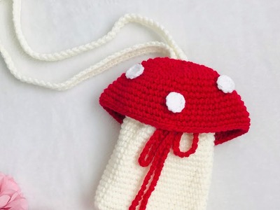 Crochet bolsa de hongo ???? | Tropico diseño