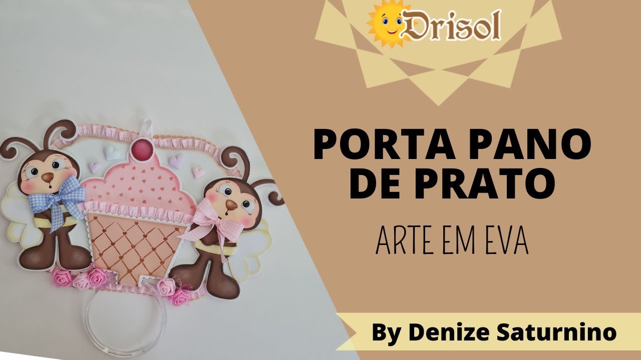 PORTA PANO DE PRATO EM EVA BY DENIZE SATURNINO