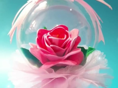 Tutorial Rosa nella sfera regalo straordinario