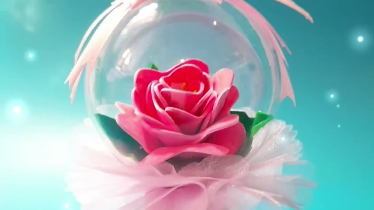 Tutorial Rosa nella sfera regalo straordinario