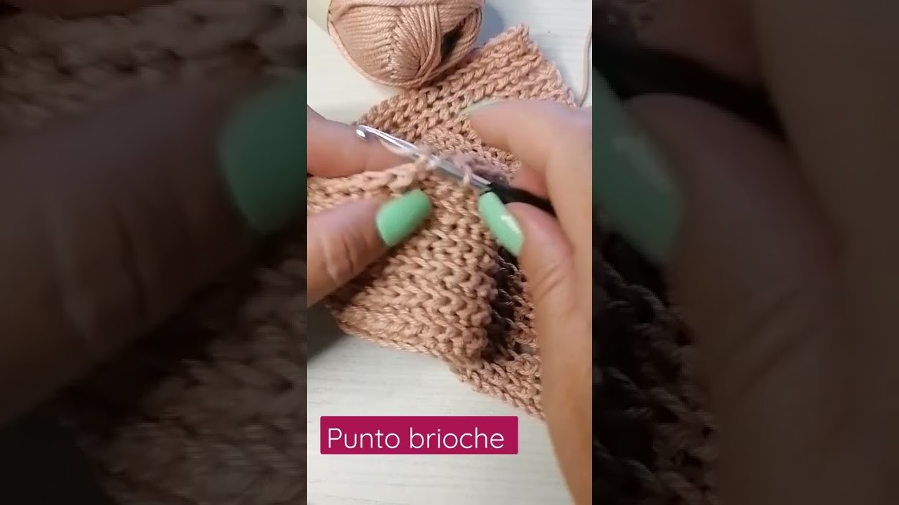 Punto brioche - crochet brioche