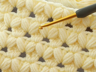 Muy lindo punto✅???? Super Easy  Crochet Baby Blanket models #crochetbabyblanket