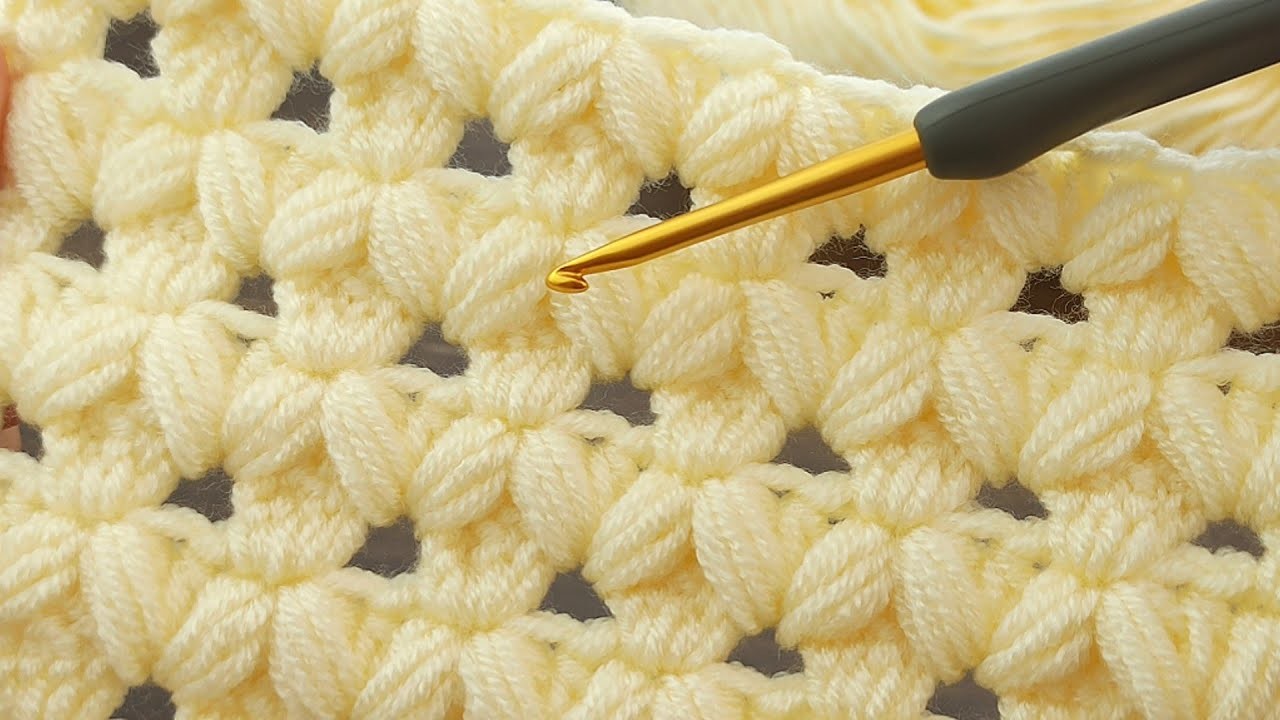 Muy lindo punto✅???? Super Easy  Crochet Baby Blanket models #crochetbabyblanket