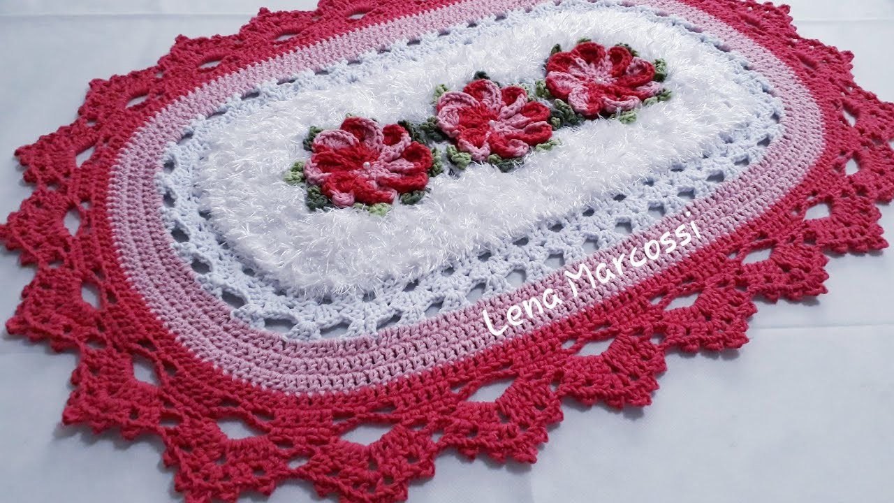 TAPETE PAZ DE CROCHÊ (Parte 2.2) (Destro) @LenaMarcossi1 #crochétka #crochet