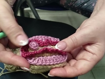Tutorial vulva a crochet paso a paso