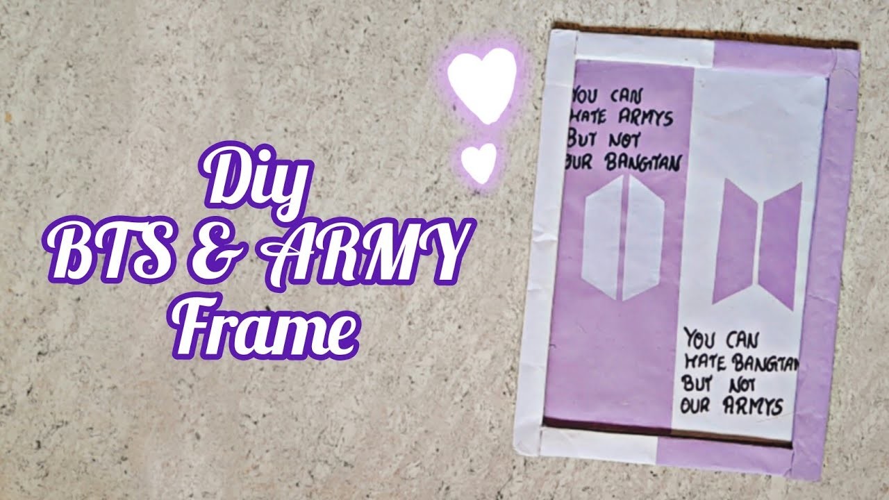 BTS DIY Frame | #bts #army #btsarmy #diybts #diyframe