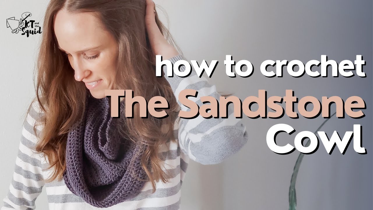How to Crochet the Sandstone Cowl (EASY crochet pattern!)