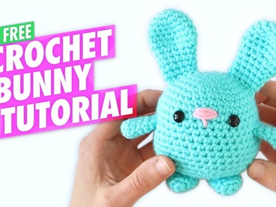 Chubby Bunny Amigurumi Tutorial - Free Beginner Crochet Pattern