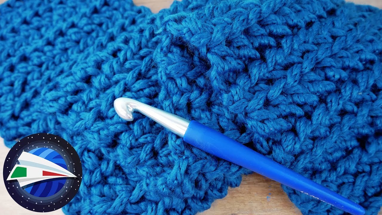 Accogliente sciarpa invernale in lana XXL | Idea all'uncinetto con schema originale